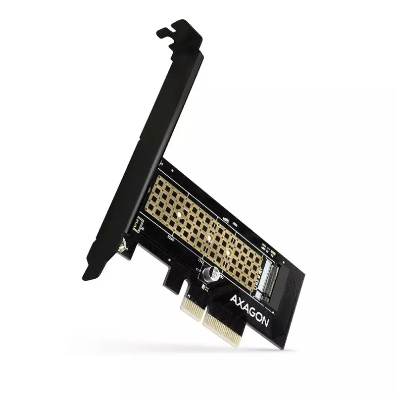 AXAGON ECO PCEM2-N adaptador PCIE NVME M.2 adaptador interno PCI-Express x4 para ligar um disco SSD NVMe M.2 ao computador