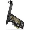 AXAGON ECO PCEM2-N adaptador PCIE NVME M.2 adaptador interno PCI-Express x4 para ligar um disco SSD NVMe M.2 ao computador