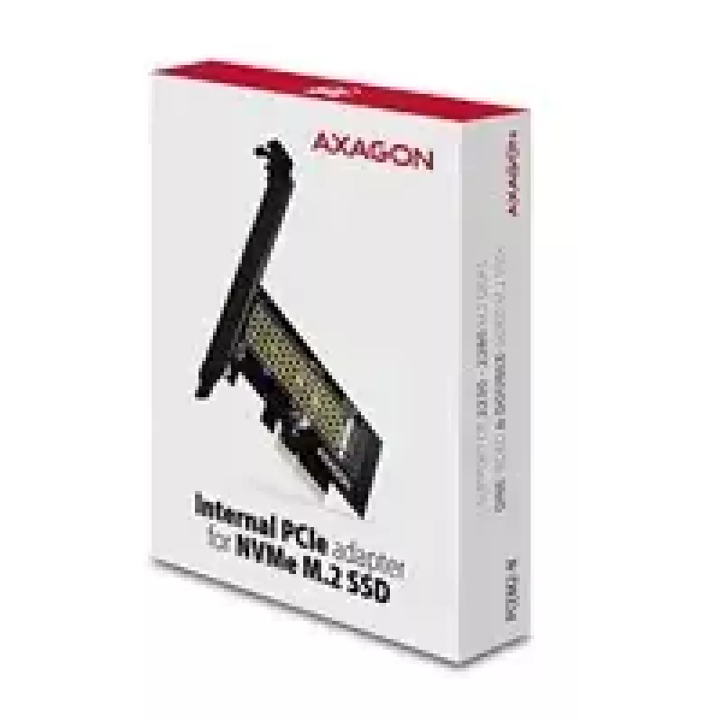 AXAGON ECO PCEM2-N adaptador PCIE NVME M.2 adaptador interno PCI-Express x4 para ligar um disco SSD NVMe M.2 ao computador