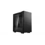 Caixa de PC DeepCool MACUBE 110 Midi-Tower Preto — microATX/Mini-ITX, vidro temperado, suporta GPU 320 mm, dissipador CPU 165 mm