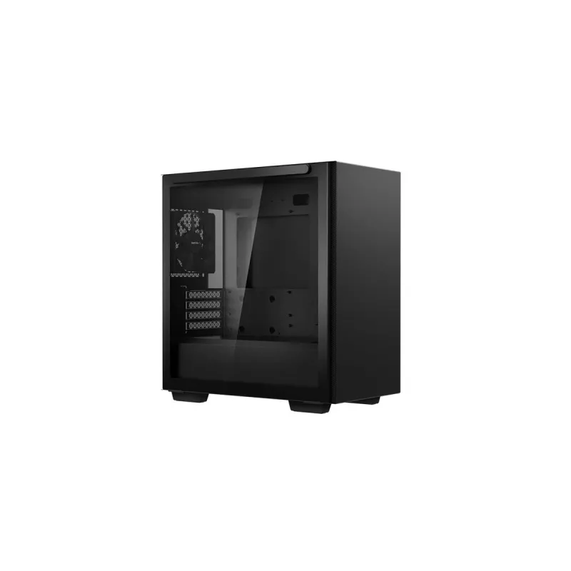 Caixa de PC DeepCool MACUBE 110 Midi-Tower Preto — microATX/Mini-ITX, vidro temperado, suporta GPU 320 mm, dissipador CPU 165 mm