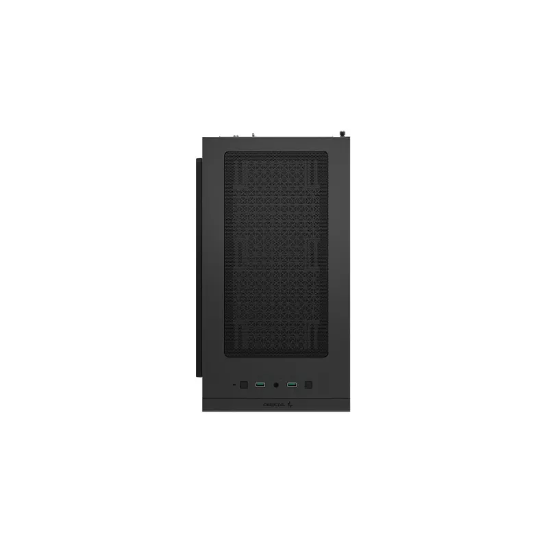 Caixa de PC DeepCool MACUBE 110 Midi-Tower Preto — microATX/Mini-ITX, vidro temperado, suporta GPU 320 mm, dissipador CPU 165 mm