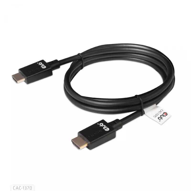 CLUB3D Cabo Ultra High Speed HDMI 4K120Hz, 8K60Hz Certificado 48Gbps M/M 1,5 m/4,92 ft