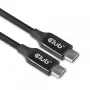 CLUB3D Cabo USB 3.2 Gen2 Type C para C Ativo Bidirecional 8K60Hz M/M 5m/16.4ft