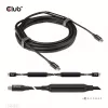 CLUB3D Cabo USB 3.2 Gen2 Type C para C Ativo Bidirecional 8K60Hz M/M 5m/16.4ft