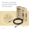 CLUB3D Cabo USB 3.2 Gen2 Type C para C Ativo Bidirecional 8K60Hz M/M 5m/16.4ft
