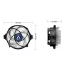 ARCTIC Alpine 23 - Dissipador CPU compacto para AMD Processador Arrefecedor a ar 9 cm Alumínio, Preto 1 unid.