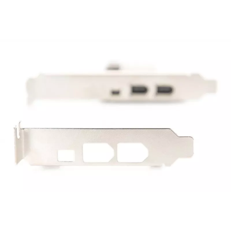 Placa de interface DIGITUS IEEE 1394a, Pci-e, 3 portas, 1x ext. 1394mini, 2x portas ext. 1394a
