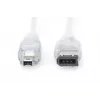 Placa de interface DIGITUS IEEE 1394a, Pci-e, 3 portas, 1x ext. 1394mini, 2x portas ext. 1394a