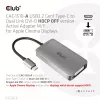 Adaptador ativo CLUB3D USB3.2 Gen1 Type-C para Dual Link DVI-D HDCP OFF M/F para Apple Cinema Displays