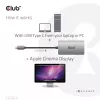 Adaptador ativo CLUB3D USB3.2 Gen1 Type-C para Dual Link DVI-D HDCP OFF M/F para Apple Cinema Displays