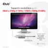 Adaptador ativo CLUB3D USB3.2 Gen1 Type-C para Dual Link DVI-D HDCP OFF M/F para Apple Cinema Displays