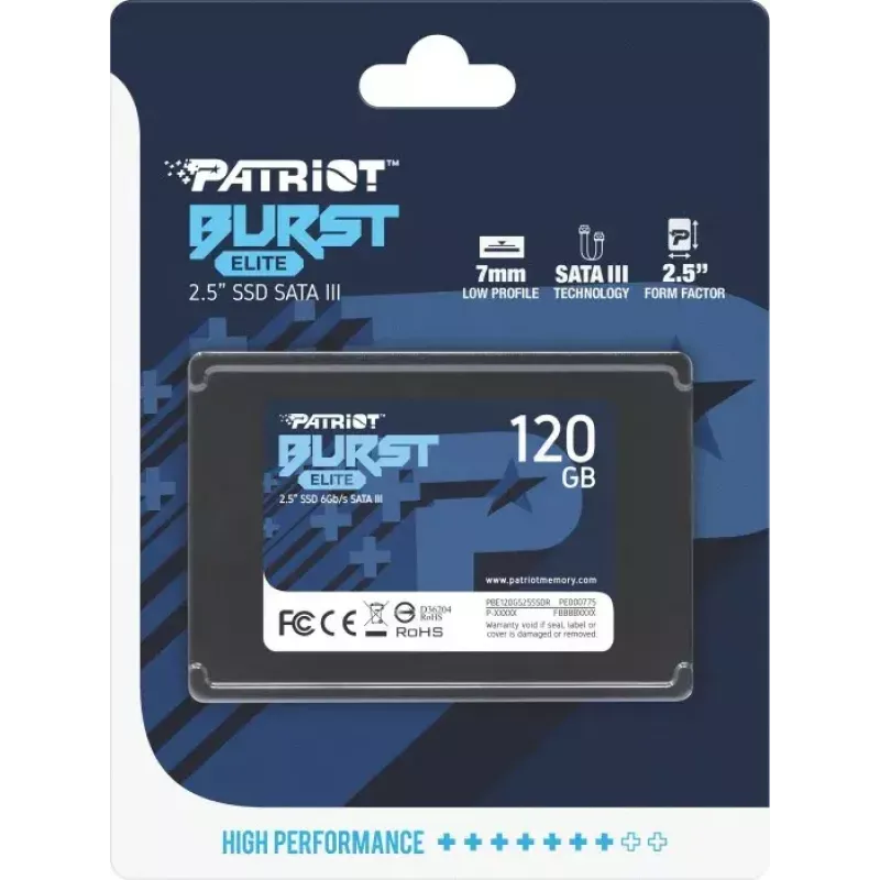 Unidade SSD 120 GB Burst Elite 450/320 MB/s SATA III 2.5