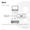 Adaptador USB3.2 Gen1 Type-C para Gigabit Ethernet CLUB3D CAC-1519