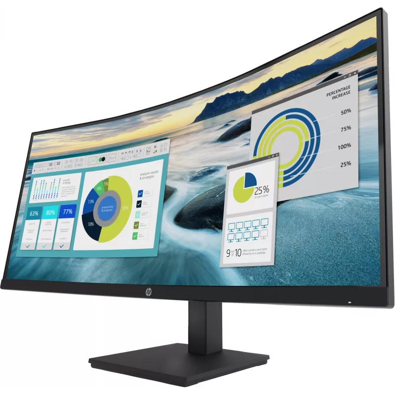 Monitor HP P34hc G4 34 polegadas Wide Quad HD LCD 3440 x 1440