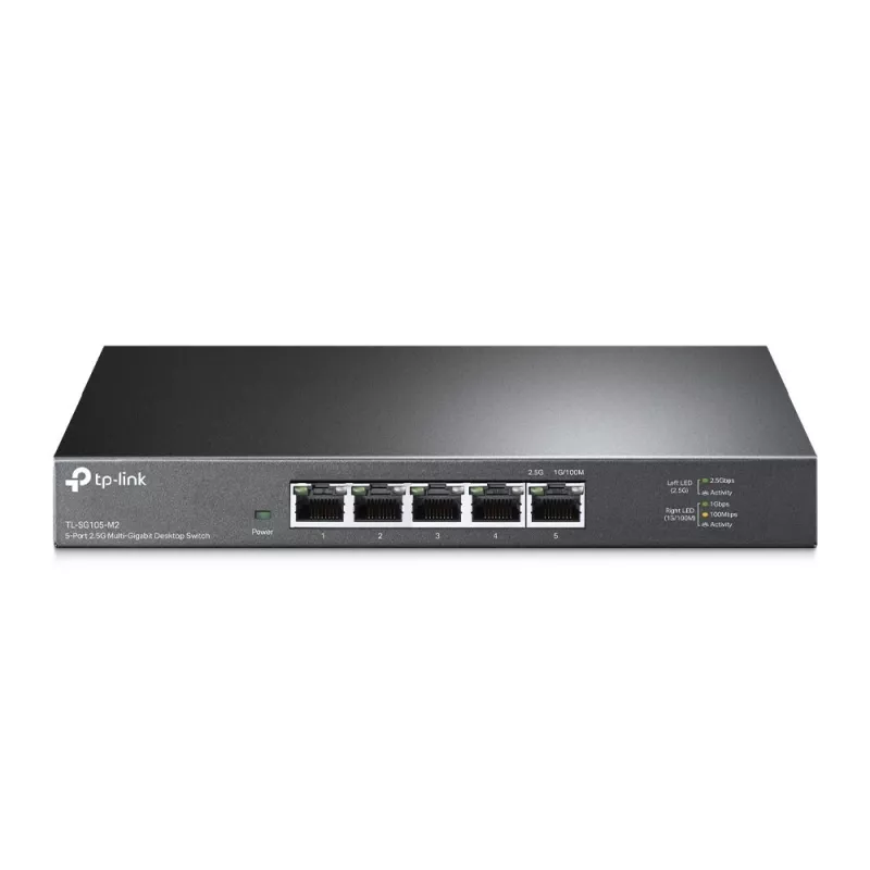 Switch não gerido TP-Link TL-SG105-M2 5 portas 2.5G switch de secretária