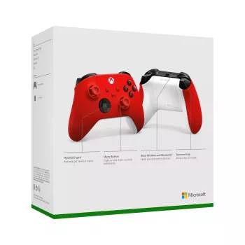 Comando Microsoft Xbox Wireless Controller vermelho