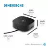 Dock HP USB-C G5, com fios, USB 3.2 Gen 1 (3.1 Gen 1) Type-C, preto, preto, China, casa