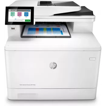 HP LaserJet Enterprise MFP M480f cor, laser, impressão a cores, 600 x 600 DPI, A4, impressão direta, branco, preto