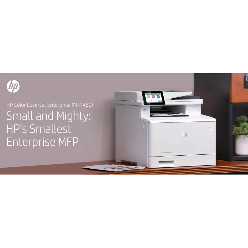 HP LaserJet Enterprise MFP M480f cor, laser, impressão a cores, 600 x 600 DPI, A4, impressão direta, branco, preto