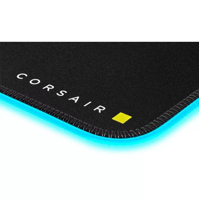 Tapete de rato gaming CORSAIR MM700 RGB — 930×400 mm, 4 mm de espessura, base de borracha, retroiluminação LED alimentada por USB, preto