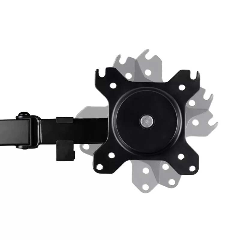 Braço para dois monitores Trust GXT 1120 Mara 81.3 cm (32 polegadas) secretária preto