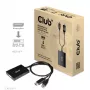 Club 3D CAC-1010-A adaptador ativo de DisplayPort para Dual Link DVI-D, DisplayPort 1.2a, alimentado por USB, HDCP OFF, 0,6 m, preto