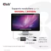 Club 3D CAC-1010-A adaptador ativo de DisplayPort para Dual Link DVI-D, DisplayPort 1.2a, alimentado por USB, HDCP OFF, 0,6 m, preto