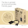 Club 3D CAC-1010-A adaptador ativo de DisplayPort para Dual Link DVI-D, DisplayPort 1.2a, alimentado por USB, HDCP OFF, 0,6 m, preto