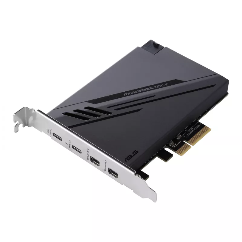 Placa/adaptador de interface ASUS ThunderboltEX 4 interno Mini DisplayPort, PCIe, Thunderbolt, USB 2.0, USB 3.2 Gen 2 (3.1 Gen 2)