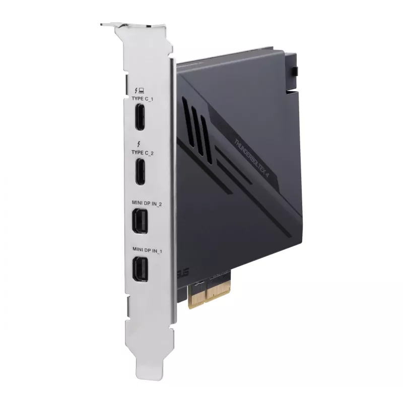Placa/adaptador de interface ASUS ThunderboltEX 4 interno Mini DisplayPort, PCIe, Thunderbolt, USB 2.0, USB 3.2 Gen 2 (3.1 Gen 2)