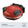 Máquina de pizza Ariete 0909/10 1200 W preto vermelho 1 pizza 33 cm