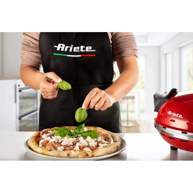 Máquina de pizza Ariete 0909/10 1200 W preto vermelho 1 pizza 33 cm