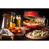 Máquina de pizza Ariete 0909/10 1200 W preto vermelho 1 pizza 33 cm