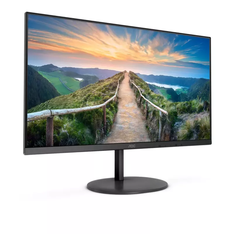 Monitor de computador AOC V4 Q24V4EA 60,5 cm (23,8 polegadas) 2560 x 1440 píxeis 2K Ultra HD preto