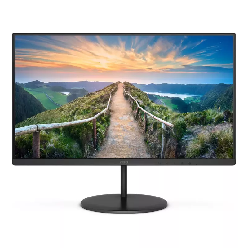 Monitor de computador AOC V4 Q24V4EA 60,5 cm (23,8 polegadas) 2560 x 1440 píxeis 2K Ultra HD preto