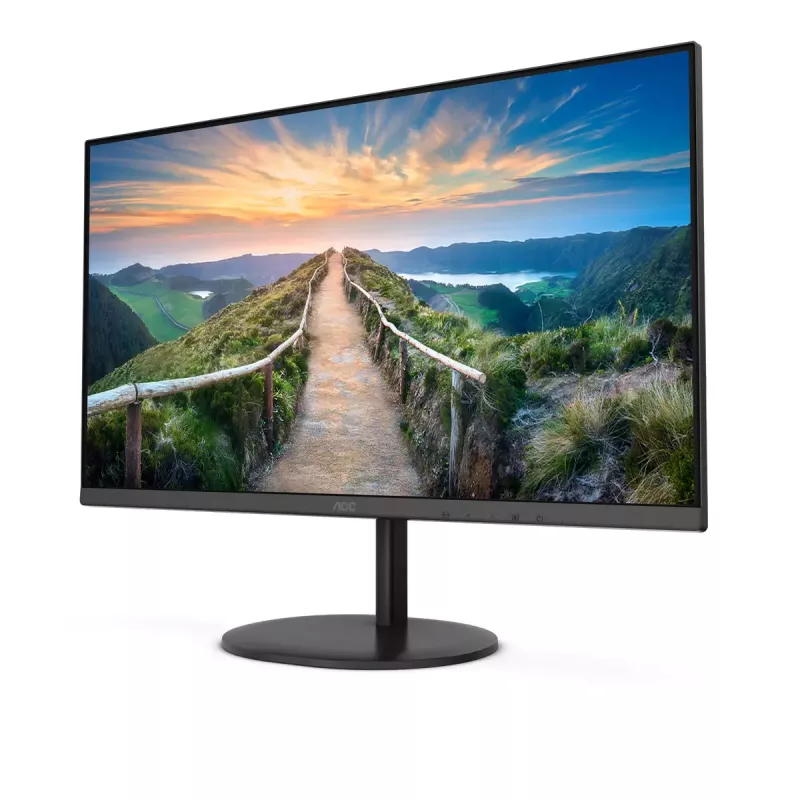 Monitor de computador AOC V4 Q24V4EA 60,5 cm (23,8 polegadas) 2560 x 1440 píxeis 2K Ultra HD preto