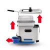 Tefal Oleoclean Pro Inox & Design FR8040 Single 3,5 l 2300 W preto, aço inoxidável