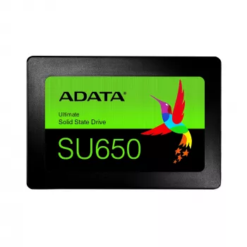 SSD SATA III 2,5 polegadas ADATA ASU650SS-256GT-R 256 GB — 520 MB/s leitura, 450 MB/s escrita, 3D NAND