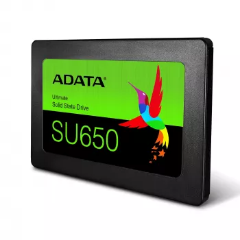 SSD SATA III 2,5 polegadas ADATA ASU650SS-256GT-R 256 GB — 520 MB/s leitura, 450 MB/s escrita, 3D NAND