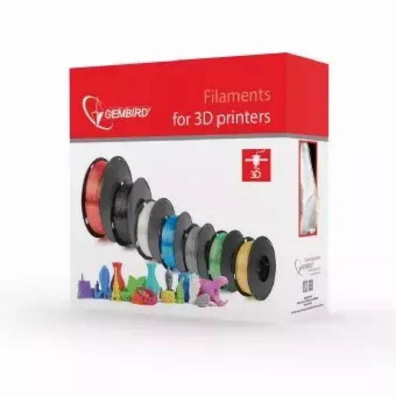 Filamento GEMBIRD PLA-PLUS, verde, 1,75 mm, 1 kg