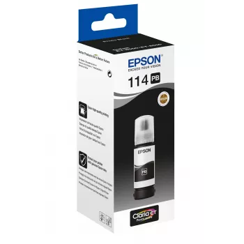 Tinteiro original Epson 114 Photo preto para EcoTank ET-8550 ET-8500
