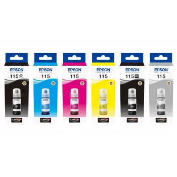 Frasco de tinta Epson 115 ECOTANK C13T07D34A magenta