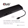 Dock CLUB3D USB Type C 3.2 Gen1 Triple Display Dynamic PD Charging 100W PD carregador