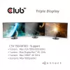 Dock CLUB3D USB Type C 3.2 Gen1 Triple Display Dynamic PD Charging 100W PD carregador