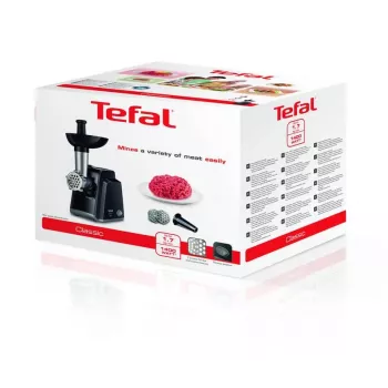 Picadora de carne Tefal NE105838 1400 W preto, aço inoxidável