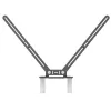 Suporte de monitor Logitech TV Mount for Video Bars preto compatível com VESA