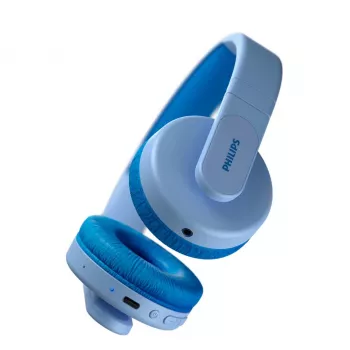 Auscultadores/headset Philips TAK4206BL/00 com fios e sem fios on-ear chamadas/música USB Type-C Bluetooth azul