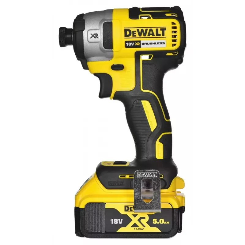 Conjunto de ferramentas combinadas a bateria DeWalt DCK266P2T — 18V, 2 baterias de 5.0Ah, aparafusadora de impacto e aparafusadora de impacto com percussão, carregador, mala