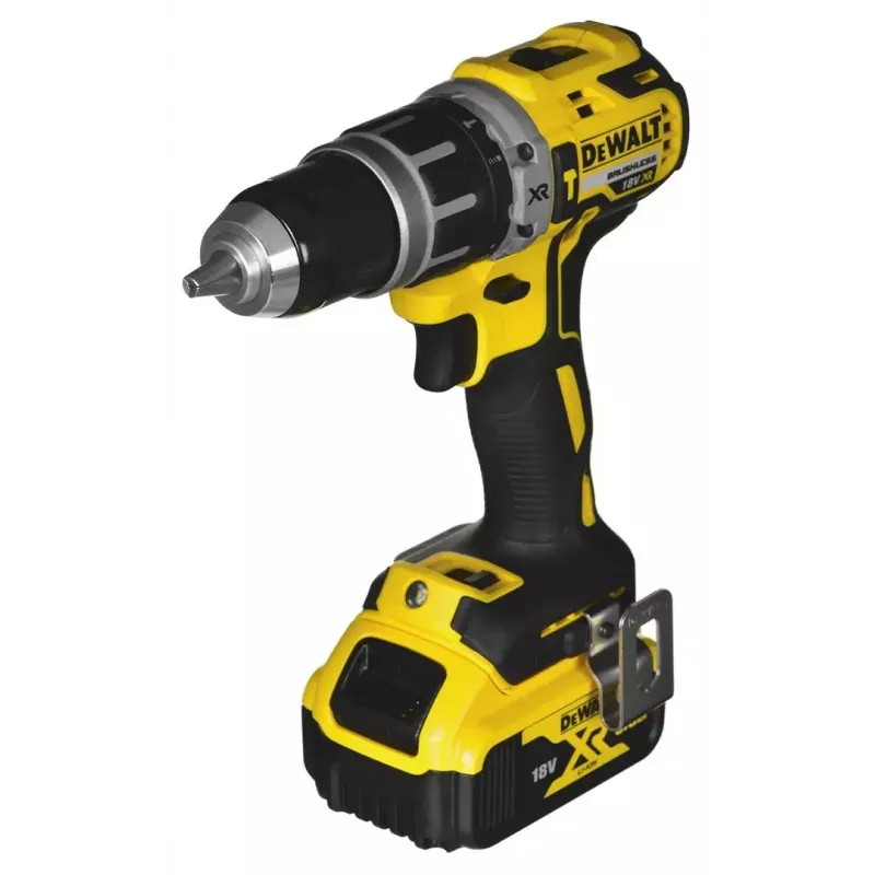 Conjunto de ferramentas combinadas a bateria DeWalt DCK266P2T — 18V, 2 baterias de 5.0Ah, aparafusadora de impacto e aparafusadora de impacto com percussão, carregador, mala